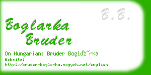 boglarka bruder business card
